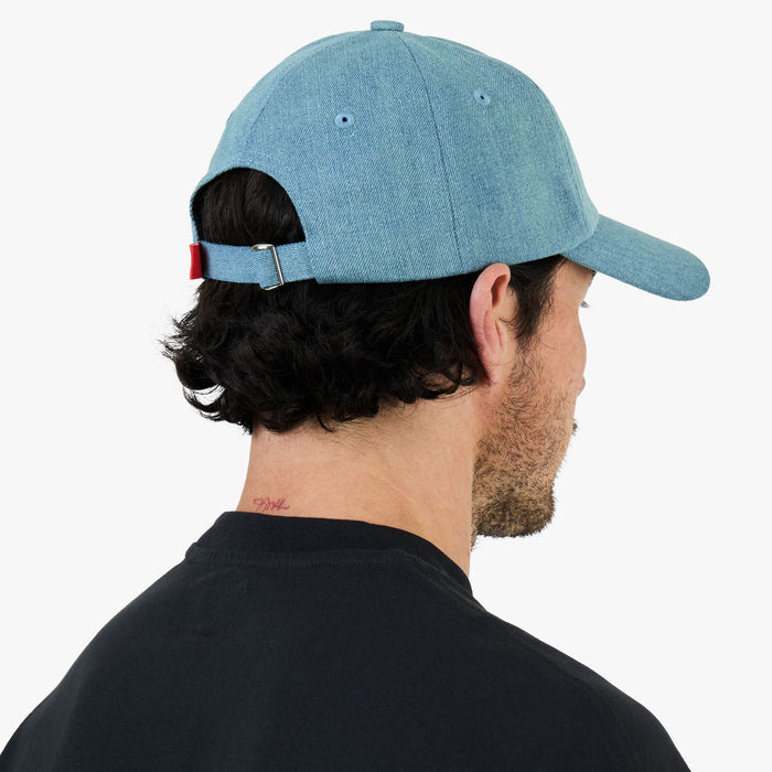 The Trilogy Tapes Stonewash Denim 6-Panel / Stonewash