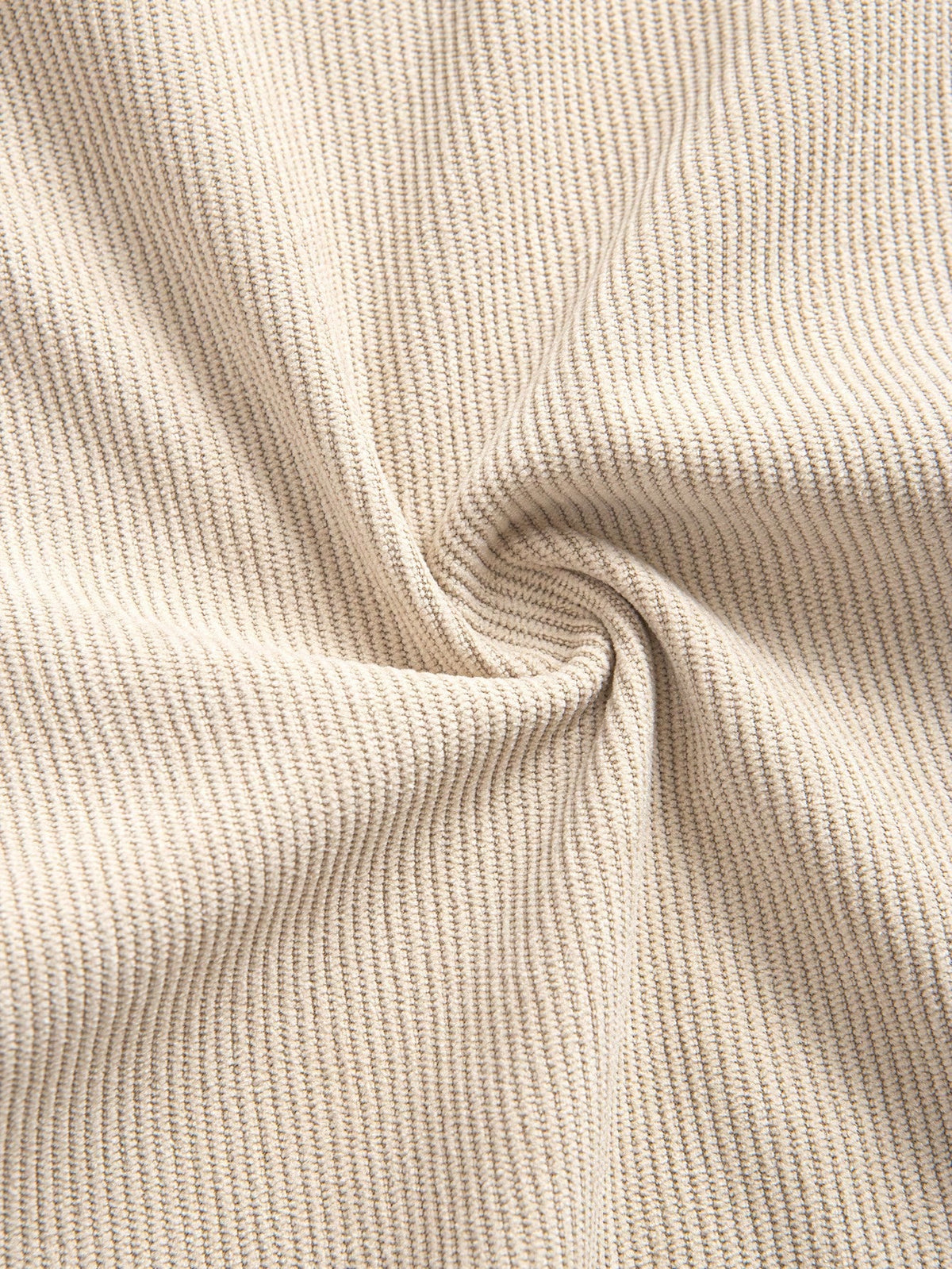 Thin Corduroy Men's Casual Shacket With Dual Patch Pockets, Daily Casual Fashion Minimalist Long Sleeve Shirt For Outings, Commuting And Streetwear
