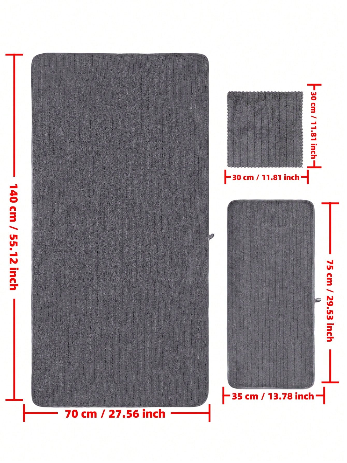 This 8-Piece Towel Set Includes 2 Bath Towels, 2 Hand Towels, And 4 Face Towels. The Towels Are Soft, Highly Absorbent, And Quick-Drying, Suitable For Bathrooms, Gyms, Hotels, And Spas. It Also Makes