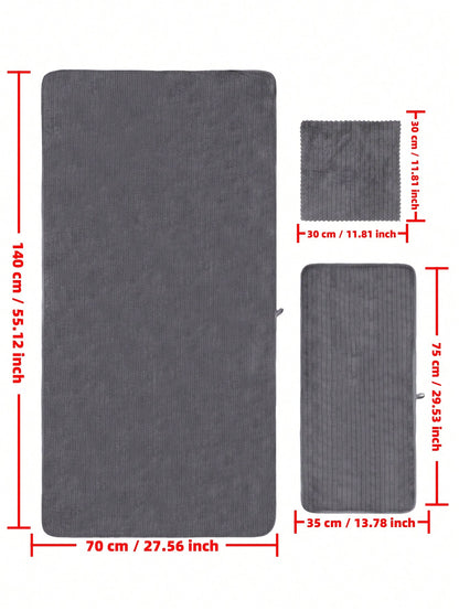 This 8-Piece Towel Set Includes 2 Bath Towels, 2 Hand Towels, And 4 Face Towels. The Towels Are Soft, Highly Absorbent, And Quick-Drying, Suitable For Bathrooms, Gyms, Hotels, And Spas. It Also Makes