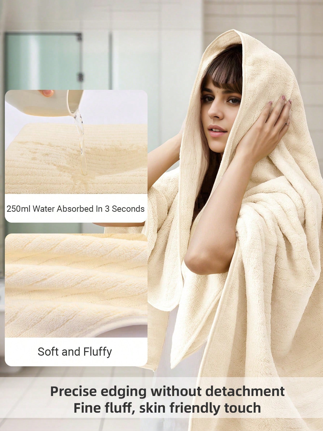 This 8-Piece Towel Set Includes 2 Bath Towels, 2 Hand Towels, And 4 Face Towels. The Towels Are Soft, Highly Absorbent, And Quick-Drying, Suitable For Bathrooms, Gyms, Hotels, And Spas. It Also Makes