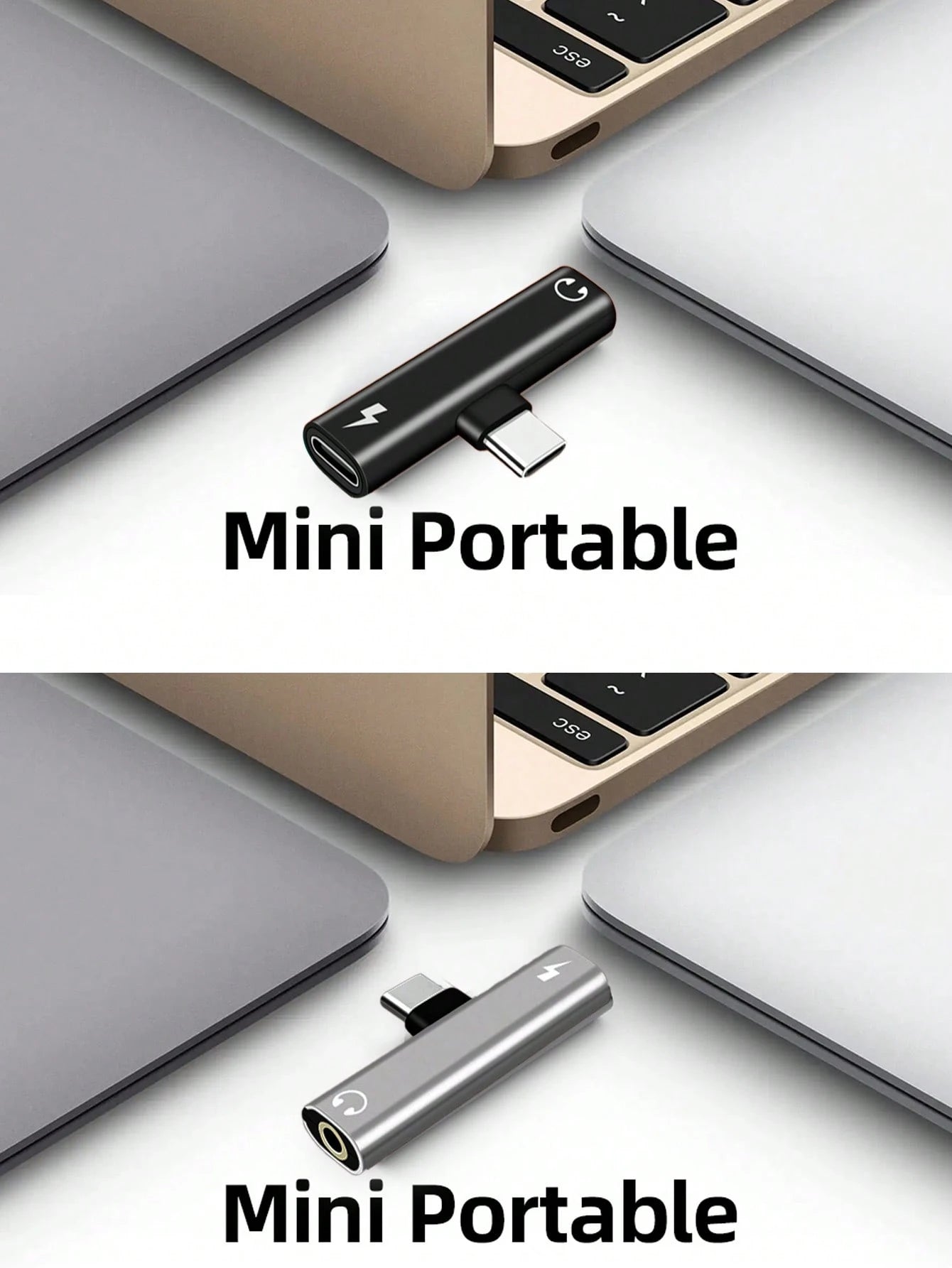 This USB-C To 3.5mm Audio Headphone Adapter Combines A USB-C Interface And Charging Adapter In One, With A 2-In-1 Design Featuring A USB-C Charging Port, AUX Audio Interface, And Fast Charging Functio