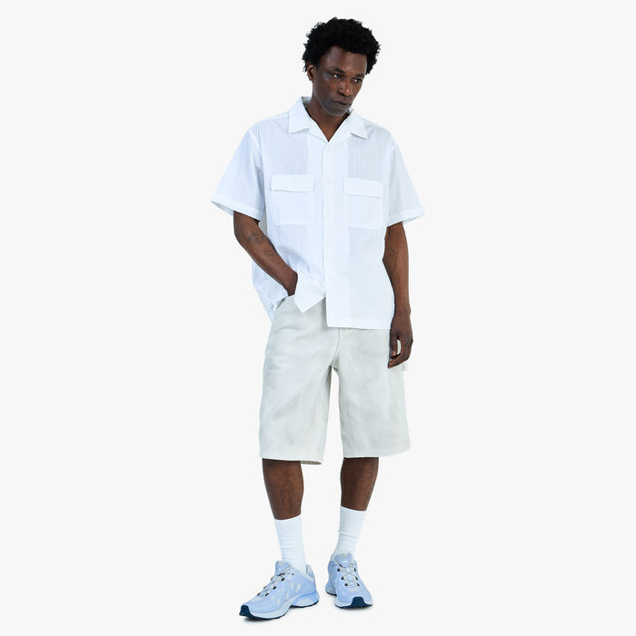 thisisneverthat Crazy Pleated Shortsleeve Shirt / White