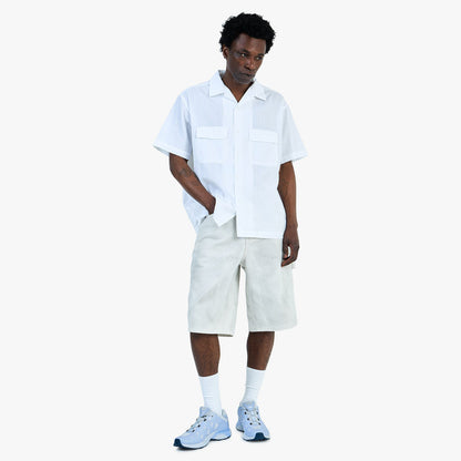 thisisneverthat Crazy Pleated Shortsleeve Shirt / White