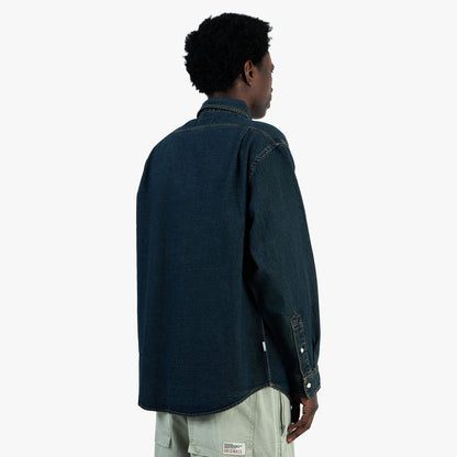 thisisneverthat Washed Denim Shirt Dusty Mud