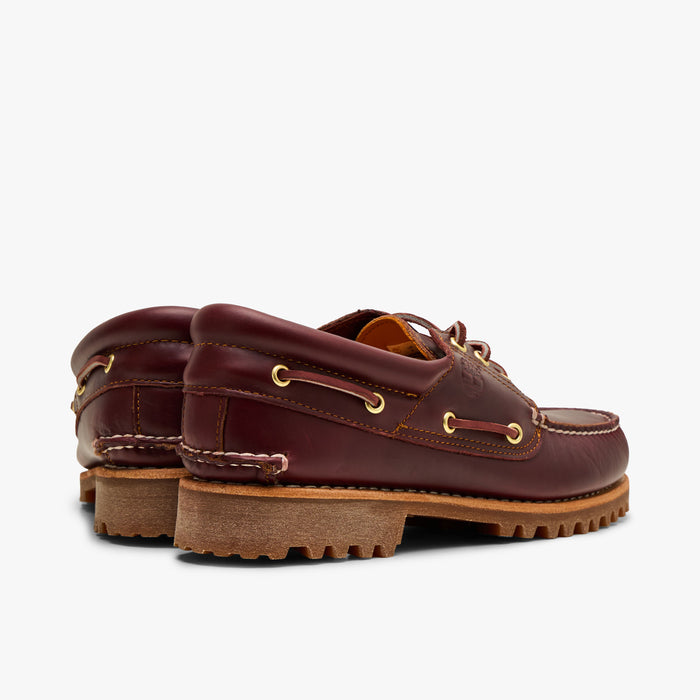 Timberland Authentic 3-Eye Boat Shoe / Burgundy Full Grain