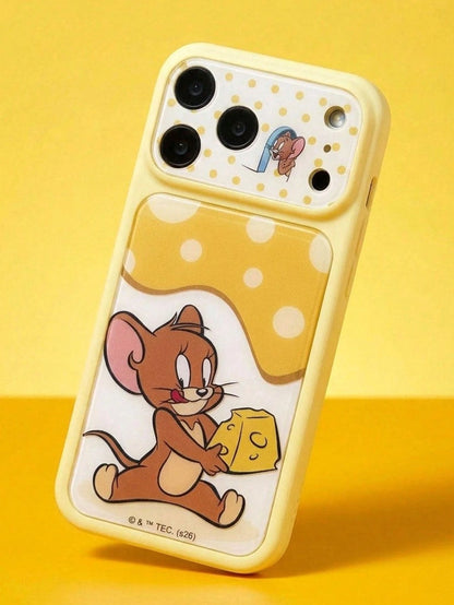 TOM & JERRY X Lilla&Me A Stylish, High-End Printed Pattern Protective Phone Case Design, Perfect For IPhone – A Cute, Fashionable, And Sophisticated Phone Case.