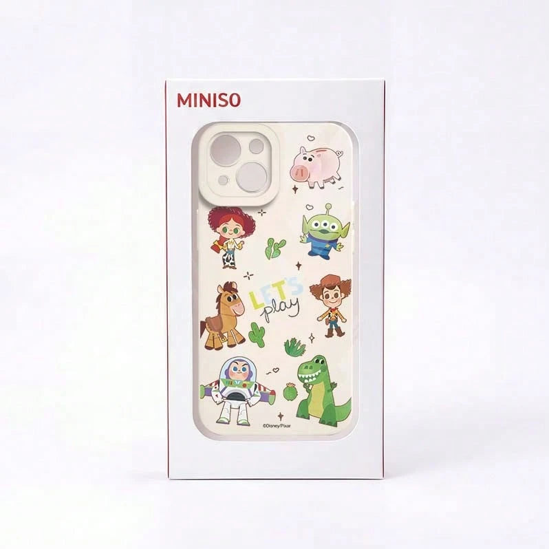 Toy Story All Characters Cartoon Phone Case, Featuring Woody, Buzz Lightyear, Jessie, Rex, Hammer Of Light, Hearts, And Alien, All In Cute Q-Version. Made Of TPU Frosted Silicone Soft Shell, Unisex, P