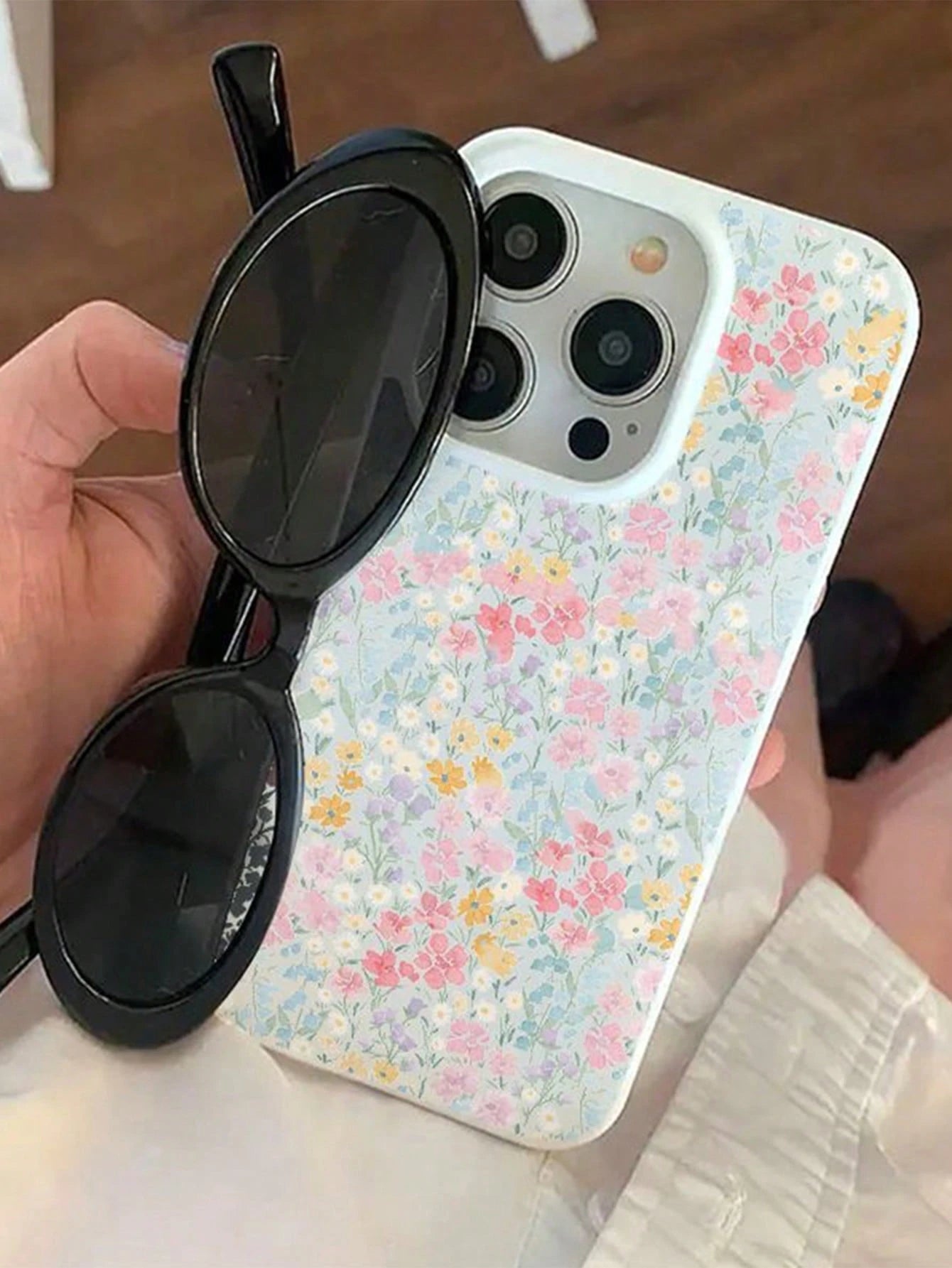 TPU Floral Pattern Shockproof New Spring Flower Pattern Jelly TPU Shockproof Phone Case Compatible With Apple 17 Pro Max/16 Pro Max/15 Pro Max/17 Pro/11 12 13 14 15 16/12/12 Pro/14 Pro Max/13 Pro Max