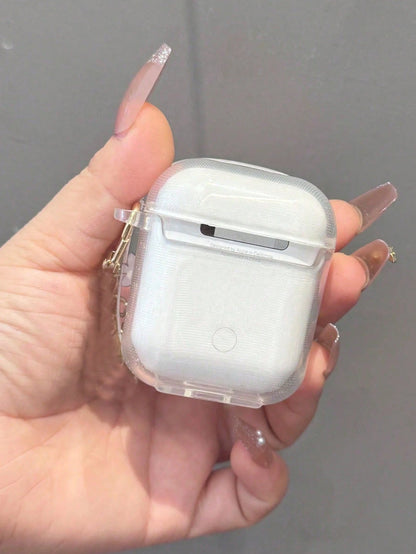Transparent Butterfly Lily Flower Protective Case Compatible With Apple Pro 2nd Generation Wireless Bluetooth Earbuds Pro Soft Minimalist Unisex Protective Shell 2 3rd Generation Girl 4th Generation P