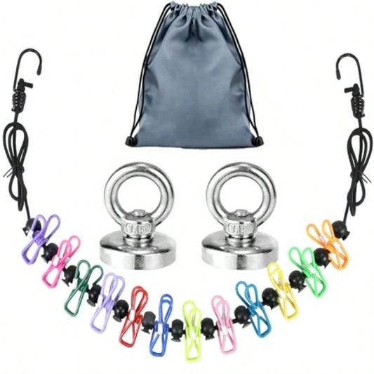 Travel Clothesline With Two Magnetic Hooks For Cruise Ship Essentials, Clothes Line 12 Clothes Clips For Cruise Must Haves Essentials 2026, Portable Clothesline For Camper Essentials Car Accessories