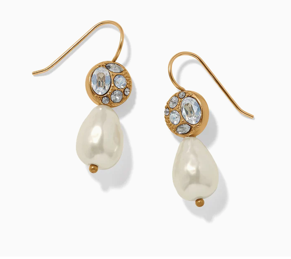 Trust Your Journey Petite Pearl French Wire Earrings