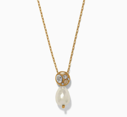 Trust Your Journey Petite Pearl Necklace