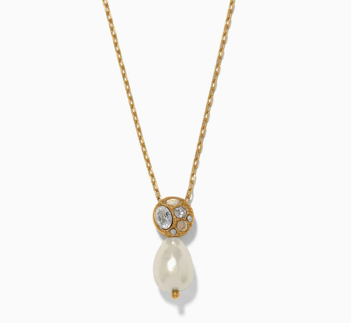 Trust Your Journey Petite Pearl Necklace