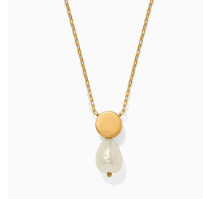 Trust Your Journey Petite Pearl Necklace