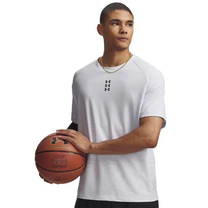 UA Men Hoops Ss Shooting Shirt | 6010921