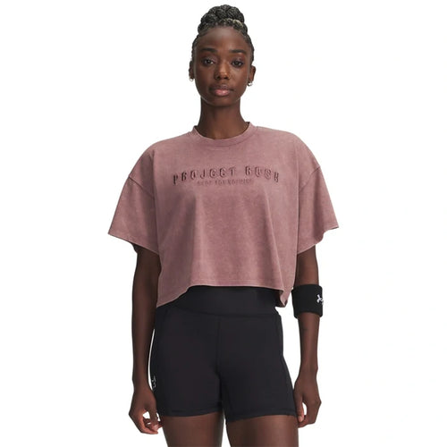UA Women Project Rock Statement Graphic Short Sleeve | 6007507