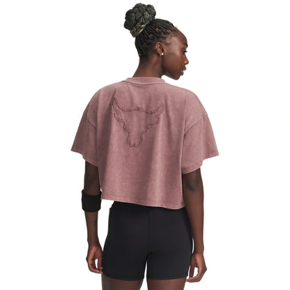 UA Women Project Rock Statement Graphic Short Sleeve | 6007507