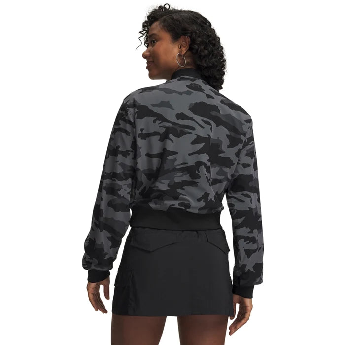 UA Women Unstoppable Mesh Camo Bomber | 6009668