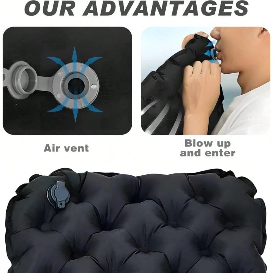 Ultra-Comfort Inflatable Seat Cushion: Your Portable Pillow For Outdoor Adventures & Office Relief