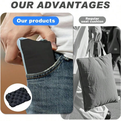 Ultra-Comfort Inflatable Seat Cushion: Your Portable Pillow For Outdoor Adventures & Office Relief