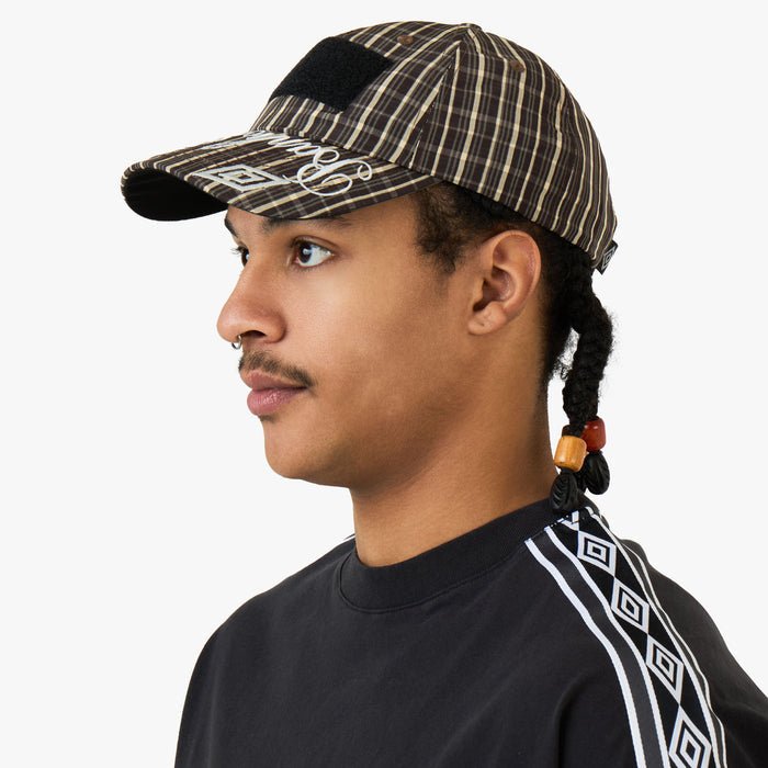 Umbro Check Hazard Cap Beige / Dark Brown