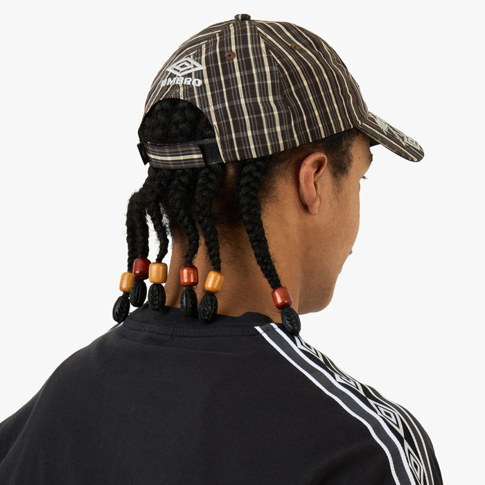 Umbro Check Hazard Cap Beige / Dark Brown