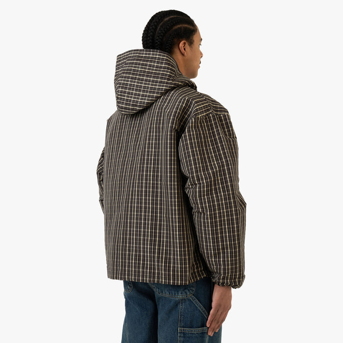 Umbro Checked Masked Anorak Beige / Dark Brown