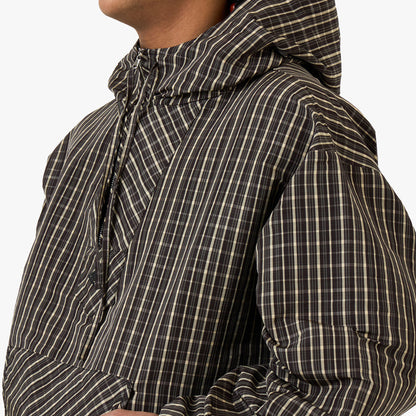 Umbro Checked Masked Anorak Beige / Dark Brown
