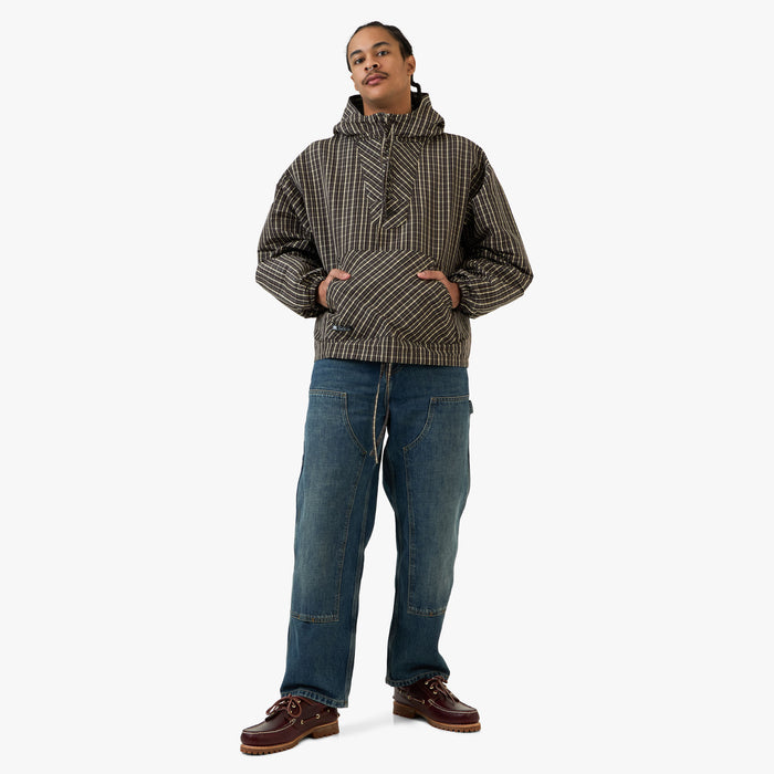 Umbro Checked Masked Anorak Beige / Dark Brown