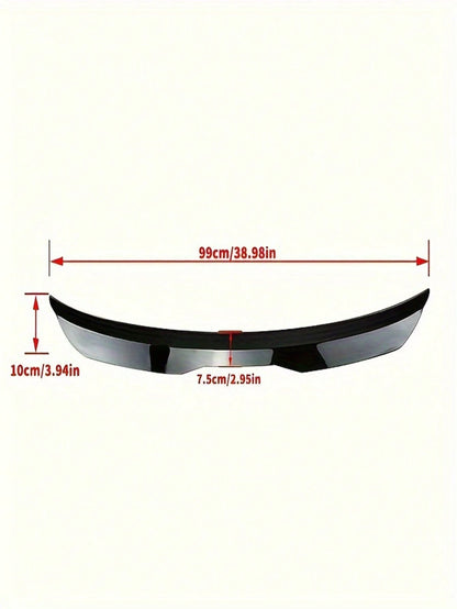 Universal Car Rear Trunk Spoiler Roof Wing Sport Air Dam Deflector For 99% Hatchback Car Tuning Accessories For Audi A3 RS3 For VW For Golf, Easy To Install, Durable, Enhance Your Car's Look & Perform