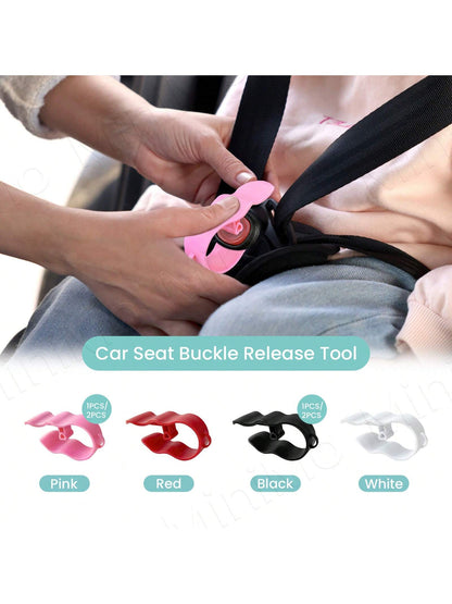 Universal Car Seat Belt Release Tool, Easy Grip Unbuckle Assistant For Toddlers, Portable Button Pusher For Parents, Ideal For Daily Commute & Travel