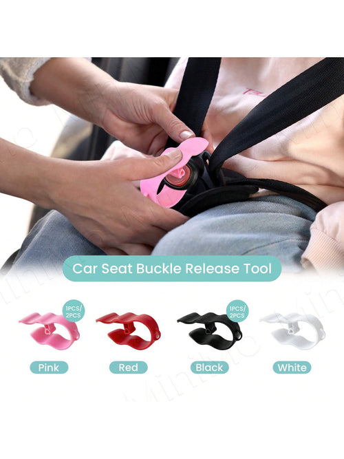 Universal Car Seat Belt Release Tool, Easy Grip Unbuckle Assistant For Toddlers, Portable Button Pusher For Parents, Ideal For Daily Commute & Travel