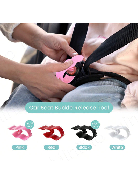 Universal Car Seat Belt Release Tool, Easy Grip Unbuckle Assistant For Toddlers, Portable Button Pusher For Parents, Ideal For Daily Commute & Travel