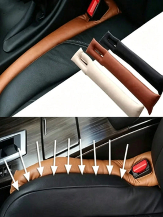 Universal Car Seat Gap Filler Pad, Soft Leak-Proof Cushion, Faux Leather Gap Filler, Isolating Pad, Car Interior Decoration