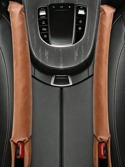 Universal Car Seat Gap Filler Pad, Soft Leak-Proof Cushion, Faux Leather Gap Filler, Isolating Pad, Car Interior Decoration