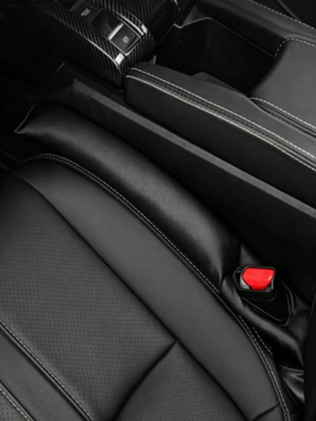 Universal Car Seat Gap Filler Pad, Soft Leak-Proof Cushion, Faux Leather Gap Filler, Isolating Pad, Car Interior Decoration