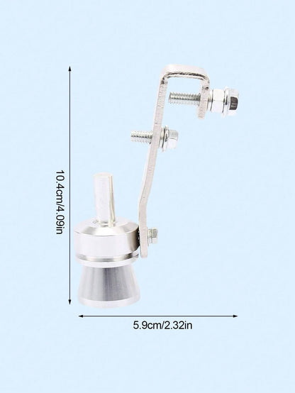 Universal Car Turbocharger Sound Simulator, Exhaust Muffler Sound Device, Aluminum Alloy Easy-To-Install Simulated Turbo Blow-Off Valve Whistle Sound, Suitable For Cars, SUVs, Motorcycles