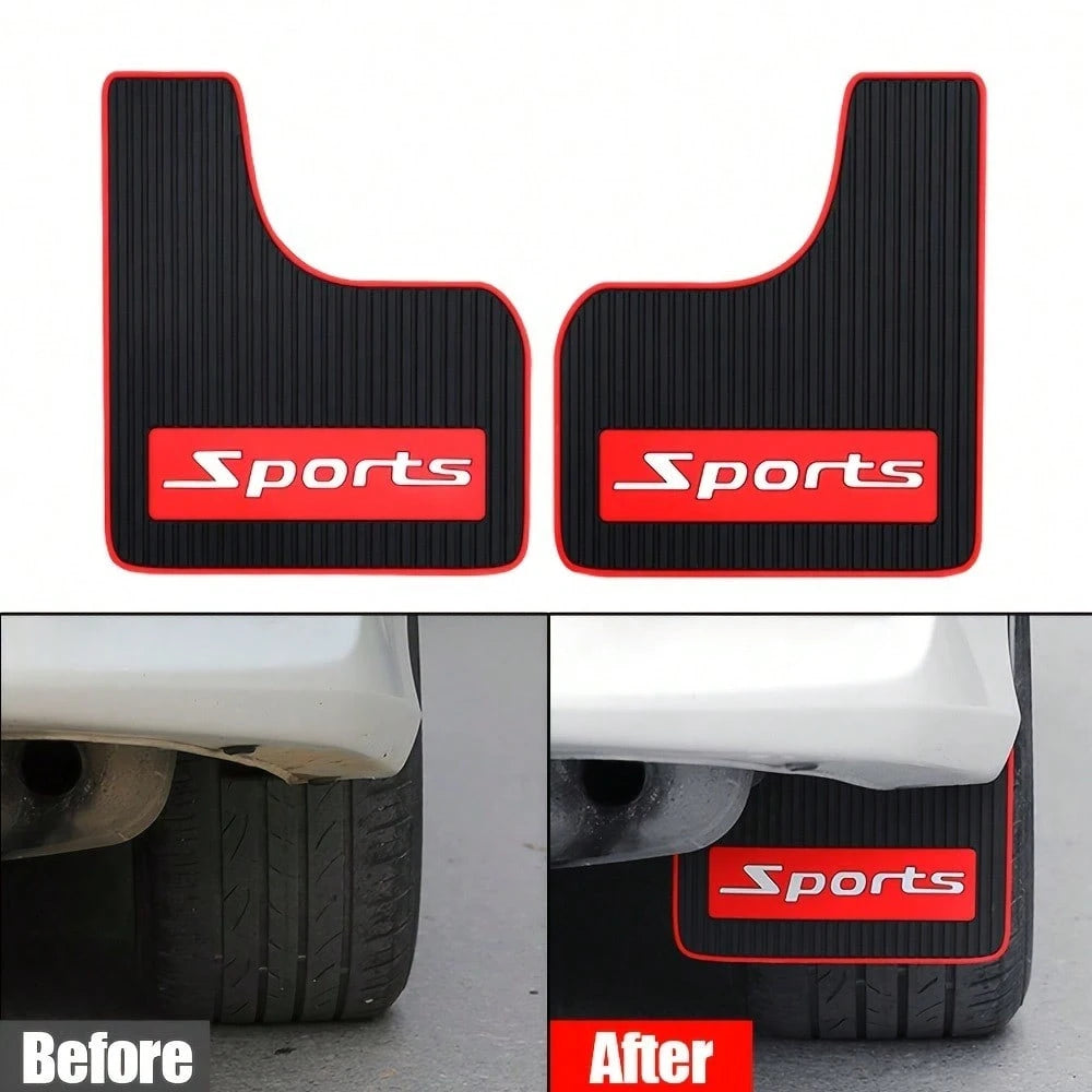 Universal Soft Rubber Car Mudguards- SUV, Sedan, Truck, Pickup Truck Car Modification Accessories Front And Rear Wheel Mudguards