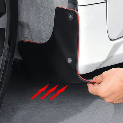 Universal Soft Rubber Car Mudguards- SUV, Sedan, Truck, Pickup Truck Car Modification Accessories Front And Rear Wheel Mudguards