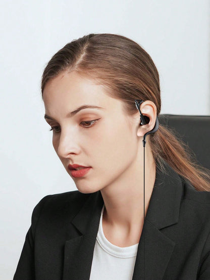 Universal Walkie Talkie Earphone, Ear Hook Style Earphone For Walkie Talkie Phone, Durable Earphone With K-Type Plug