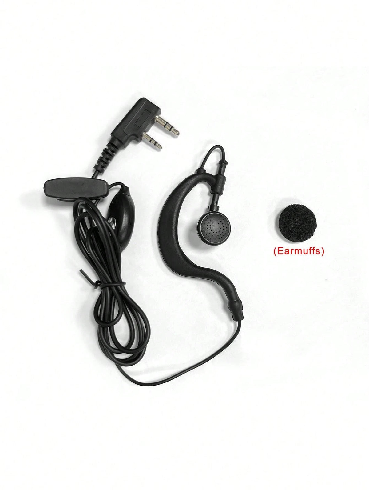 Universal Walkie Talkie Earphone, Ear Hook Style Earphone For Walkie Talkie Phone, Durable Earphone With K-Type Plug