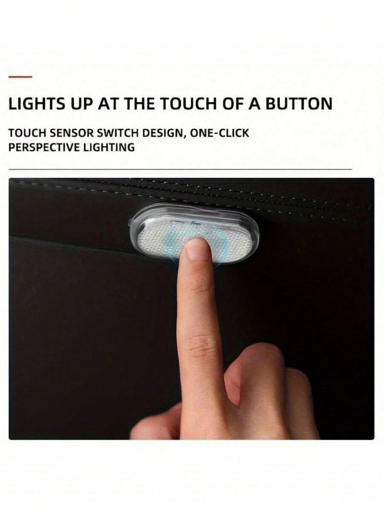 USB Rechargeable Finger Touch Sensor Mini LED Reading Light, Suitable For Camping, Indoor Lighting, Nighttime Illumination To Avoid Injury, 150mAh