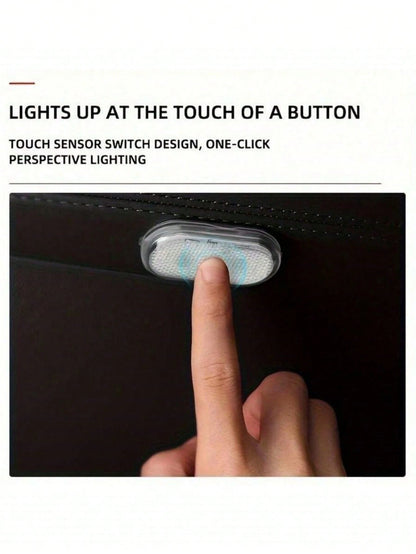 USB Rechargeable Finger Touch Sensor Mini LED Reading Light, Suitable For Camping, Indoor Lighting, Nighttime Illumination To Avoid Injury, 150mAh