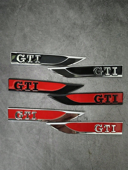 Use A Set Of 3D GTI Logo Stickers Suitable For Golf MK2-MK8 To Make Your Car Stand Out On The Road- Enhance Your GTI Style.