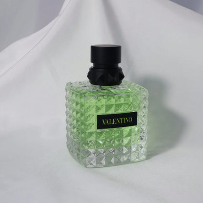 VALENTINO Born In Roma Donna Green Stravaganza EDP Spray 100ml/ 3.4 Fl Oz Women Perfume, Amber Floral Woody Scent, With Box