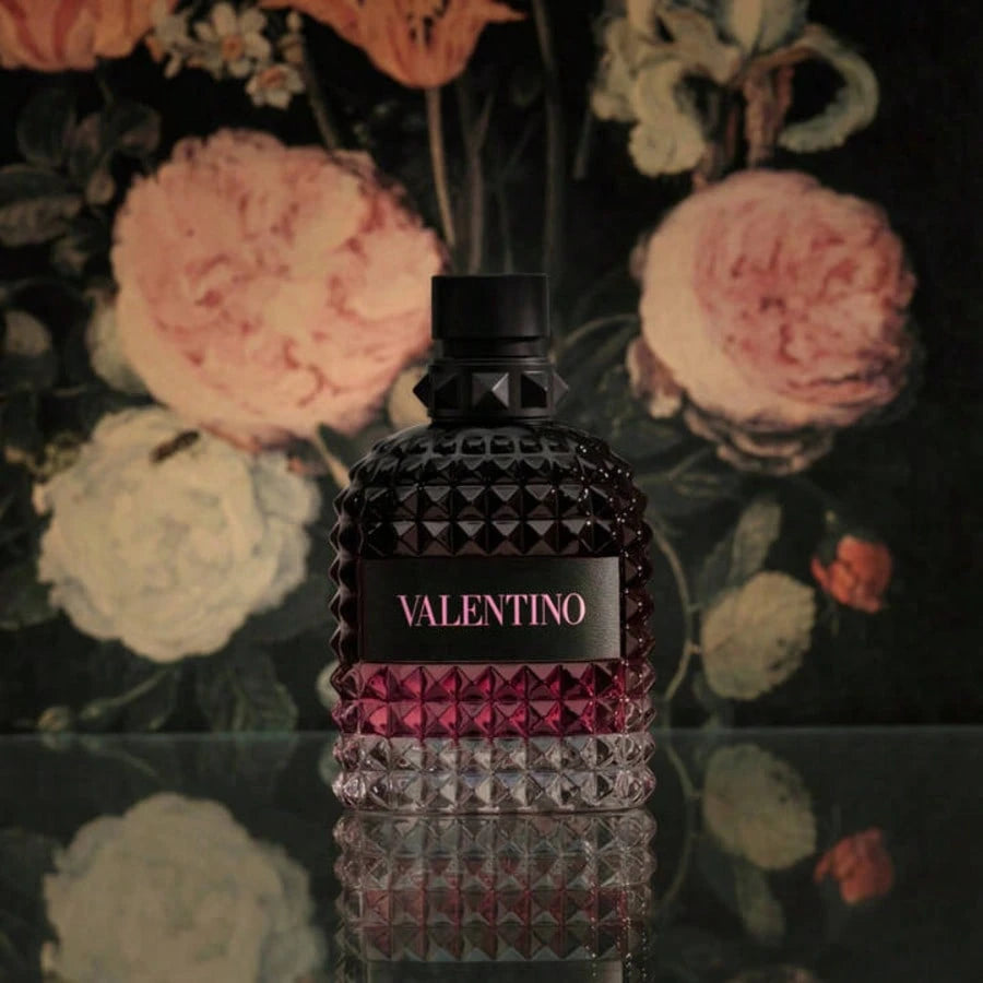 Valentino Uomo Born In Roma Intense EDP Spray 3.4 Oz, Men's Ambery Fougere Cologne With Vanilla, Lavender & Smoky Vetiver