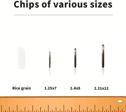 VENREA Universal Pet Microchip 134.2khz Registration Animal Implant Chip FDX-B Pet ID Microchip For The Management And Tracking Of Dog Cat Cow Pig Rabbit Pigeon Fish (1 Pack, 1.4x8mm)