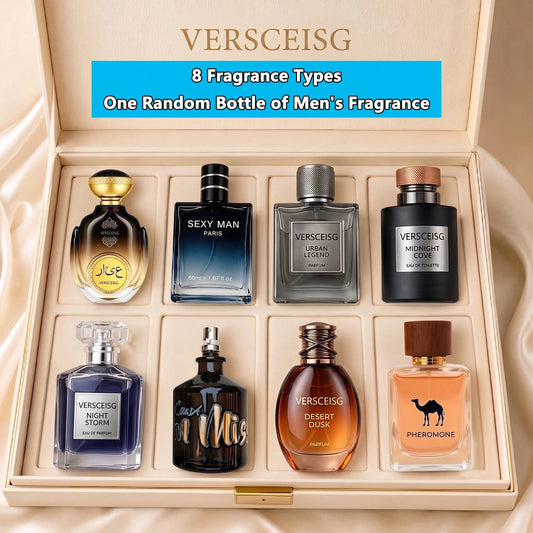 VERSCEISG Summer Men's Fragrance, Different Scents (Randomly Shipped): Floral, Sweet, Woody, And Vanilla. Long-Lasting, Rich Fragrance, Masks Unpleasant Odors And Sweat. Ideal Birthday Gift.
