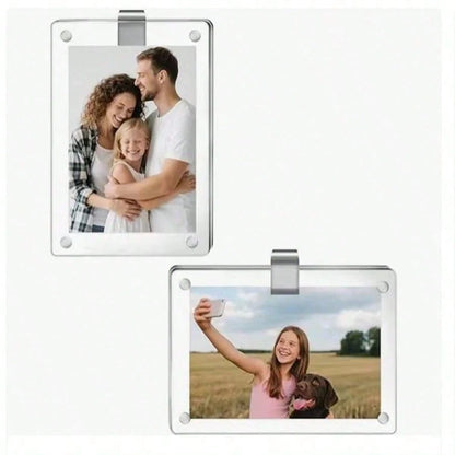Vertical Sun Visor Photo Clip (Suitable For Film), Personalized DIY Photo, Car Decor, Couple Photo, Pet Memorial Photo Frame Clip